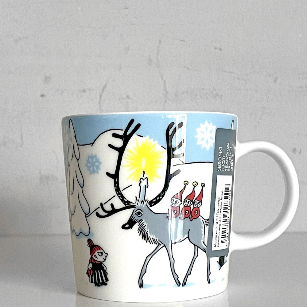 アラビア ARABIA ムーミンマグ MOOMIN ウィンターフォレスト トーベ・ヤンソン フィンランド 北欧食器 旧ロゴ 2012年 冬限定 ■