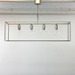かなでもの KANADEMONO ボックスフレームペンダントライト Box Frame Pendant Light 4灯 Gold ディクラッセ シンプルモダン 定価 ￥41,800- ●