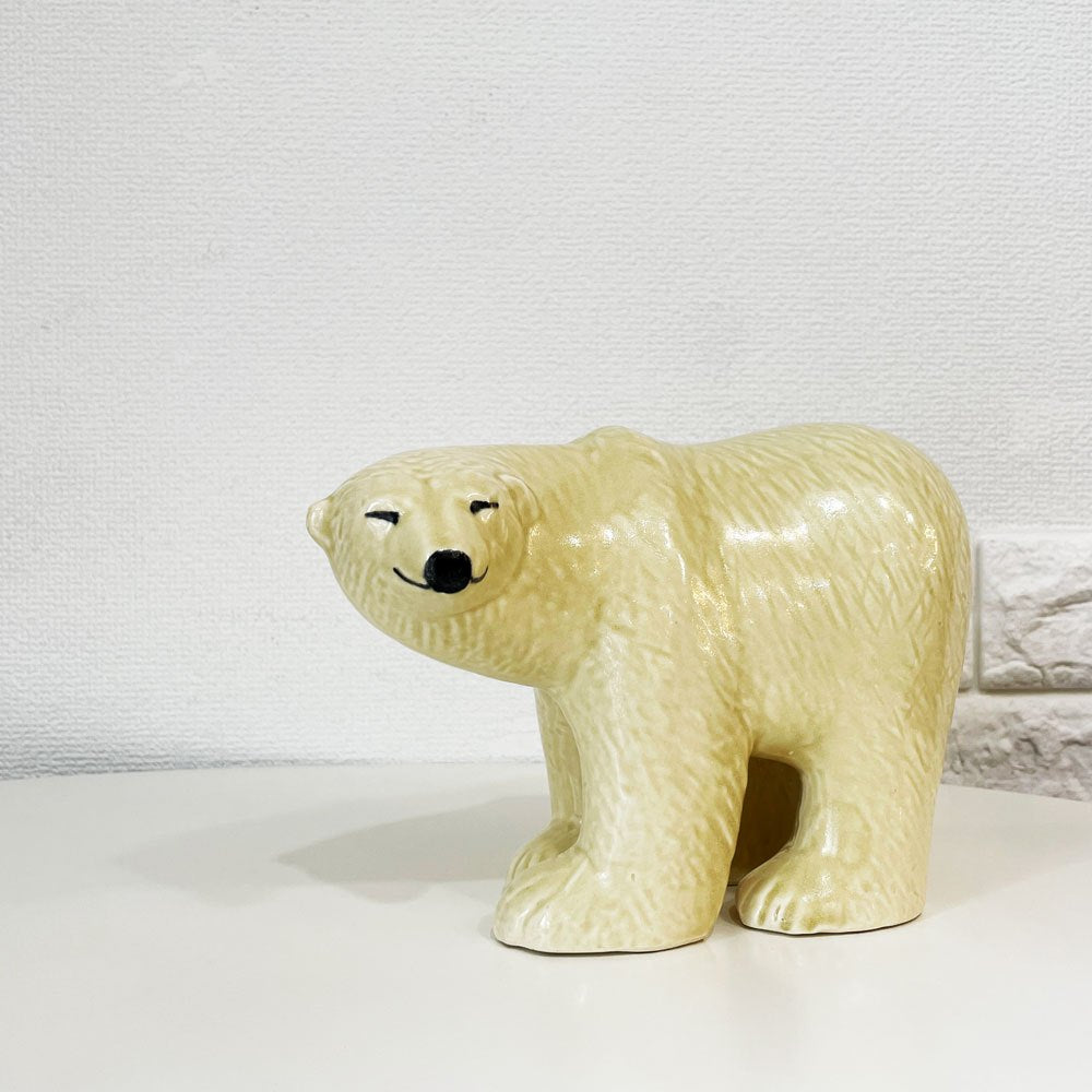 ポーラーベア Polar bear 親熊 白熊 リサラーソン Lisa Larson オブジェ 北欧雑貨 復刻品 ◎