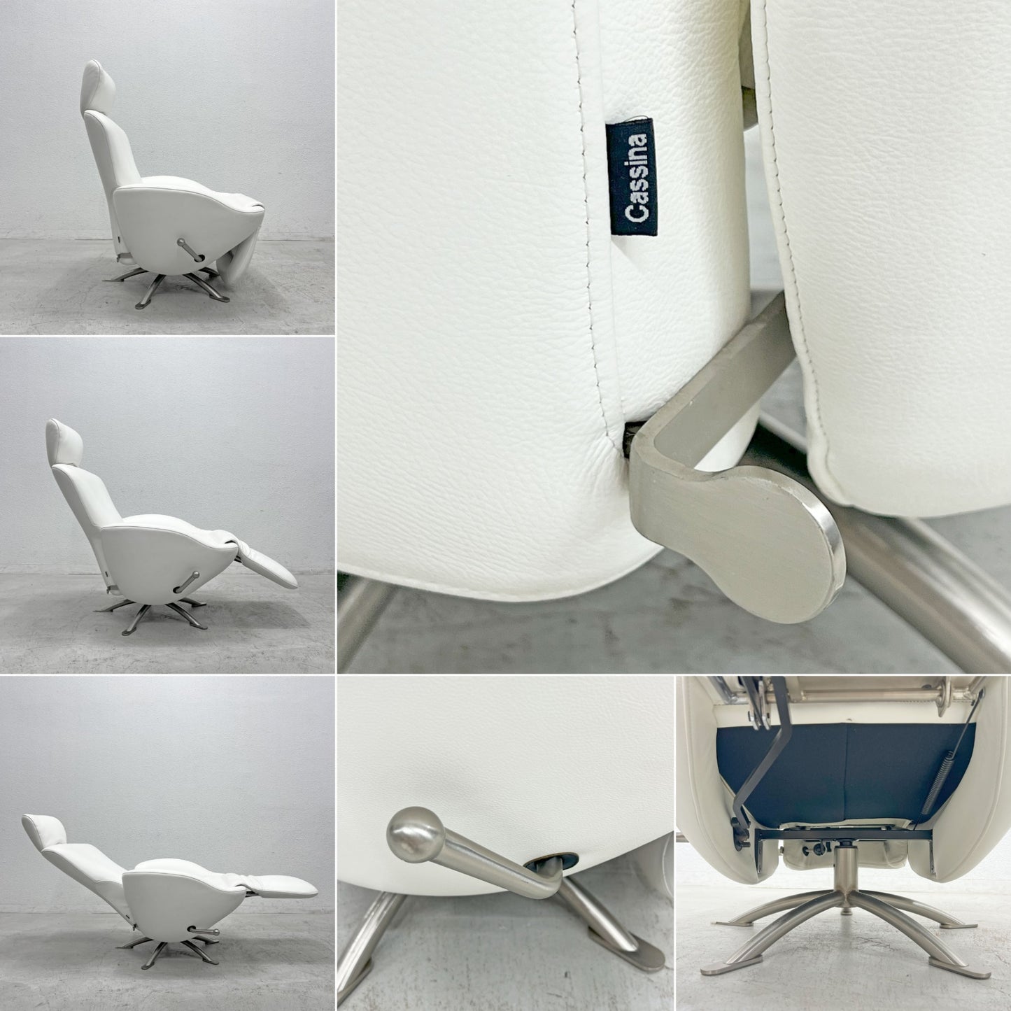 カッシーナ Cassina ドド K10 DODO シェーズロング リクライニングチェア 本革 喜多俊之 参考定価￥1,111,000～ 〓
