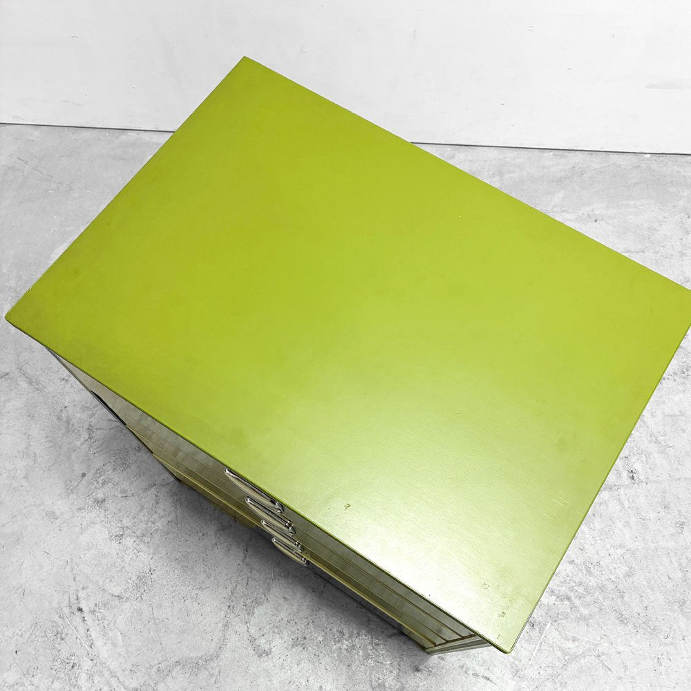 ジャパンビンテージ Japan Vintage 昭和レトロ レトロポップ 4段チェスト w59 d41 h70 cm B●