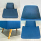 イデー IDEE アーオ ソファ AO SOFA 1Pソファ 1シーター ネイビー ファブリック W75cm 岡嶌要 定価 ￥49,000- ◎