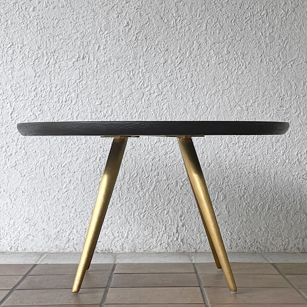 クラッシュゲート CRASH GATE ノットアンティークス Knot antiques バーク BARK コーヒーテーブル w60 h35cm 石天板 ◇