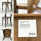 トン TON トーネット THONET No.054 ビーチ材 ベントウッドチェア ダイニングチェア カフェチェア パネルバック ベントウッド チェコ 曲木椅子 ●