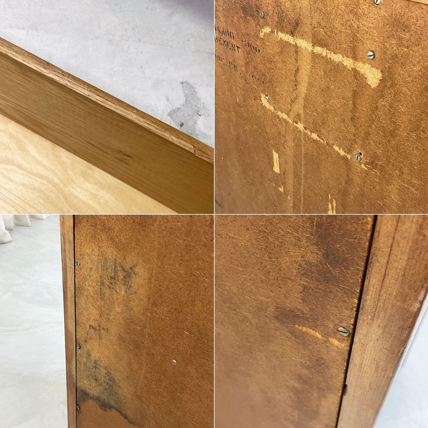B.P.John Furniture トールチェスト デコラトップ 米軍家具 USビンテージ ミッドセンチュリー ●