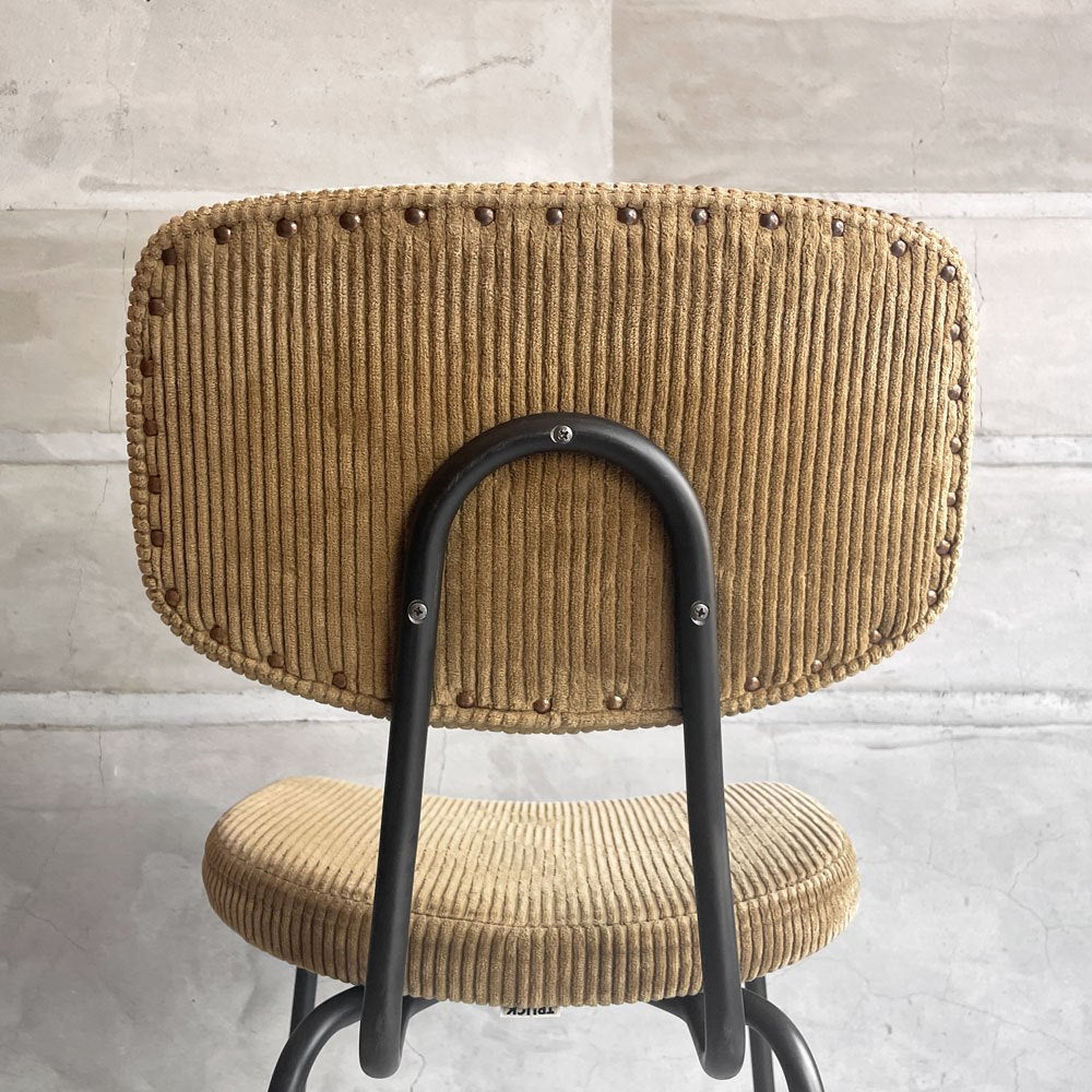 トラックファニチャー TRUCK FURNITURE スット ダイニングチェア SUTTO DINING CHAIR コーデュロイ×スチールフレーム インダストリアル A ♪