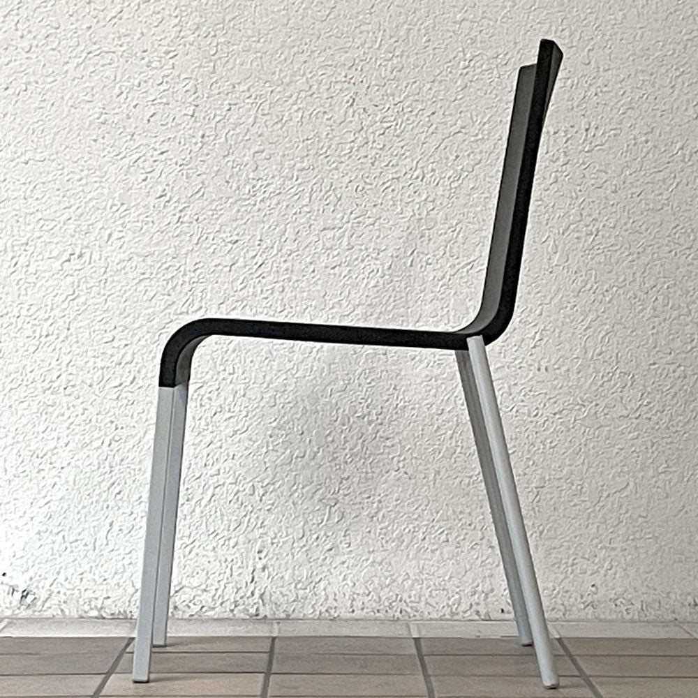 ヴィトラ vitra. ゼロスリー .03 ダイニングチェア ノンスタッキングチェア マールテン・ヴァン・セーヴェレン Maarten Van Severen ブラック B  ◇