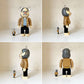 メディコムトイ MEDICOM TOY × 花井祐介 YUSUKE HANAI ベアブリック BE＠RBRICK バムサン BUM SAN 100％ & 400％ 2体セット 箱付 2023年 数量限定品 ◎
