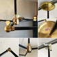 アクメファニチャー ACME Furniture ソリッドブラスランプ 3アーム ブラックアーム SOLID BRASS LAMP 真鍮 シーリングライト ミッドセンチュリー 廃番カラー 参考定価￥106,700- ■