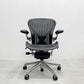 ハーマンミラー Herman Miller アーロンチェア Bサイズ ポスチャーフィット クラシックカーボンメッシュ ポリッシュドアルミベース ビル・スタンフ ＆ ドン・チャドウィック 〓