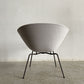 フリッツハンセン Fritz Hansen ポットチェア 3318 POT ラウンジチェア ファブリック クリスチャンハウン ベージュ ブラウンブロンズレッグ アルネ・ヤコブセン デンマーク 定価￥297,880- 展示品 〓