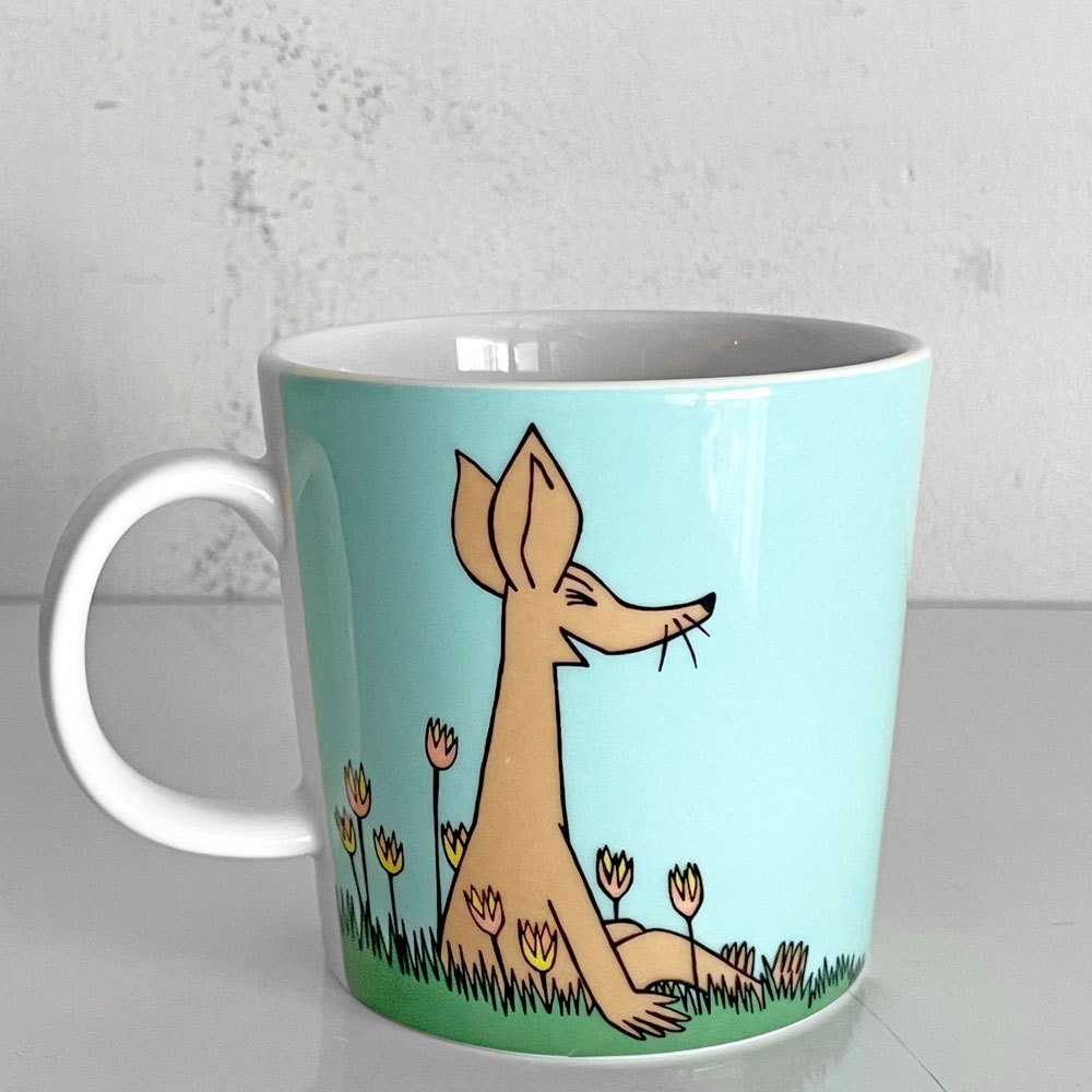 アラビア ARABIA ムーミンマグ MOOMIN スニフ ライトブルー トーベ・ヤンソン フィンランド 北欧食器 ■