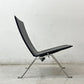 フリッツハンセン Fritz Hansen PK22 イージーチェア ラウンジチェア 本革張り オーラレザー ブラック ポール・ケアホルム 北欧家具 名作椅子 ●