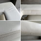 イーアンドワイ E&Y マガジン ソファ MAGAZINE SOFA 2Pソファ 2人掛け ビニールレザー ホワイト アルミニウム マイケル・ヤング Michael Young モダンデザイン 定価￥660,000- ♪