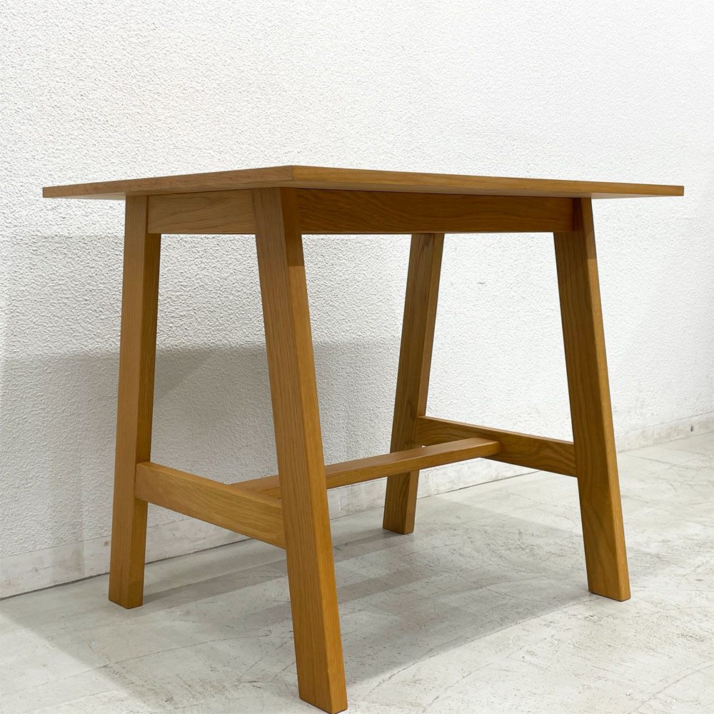 ウニコ unico ノート NOTE ダイニングテーブル オーク材 W85cm ナチュラル 〓