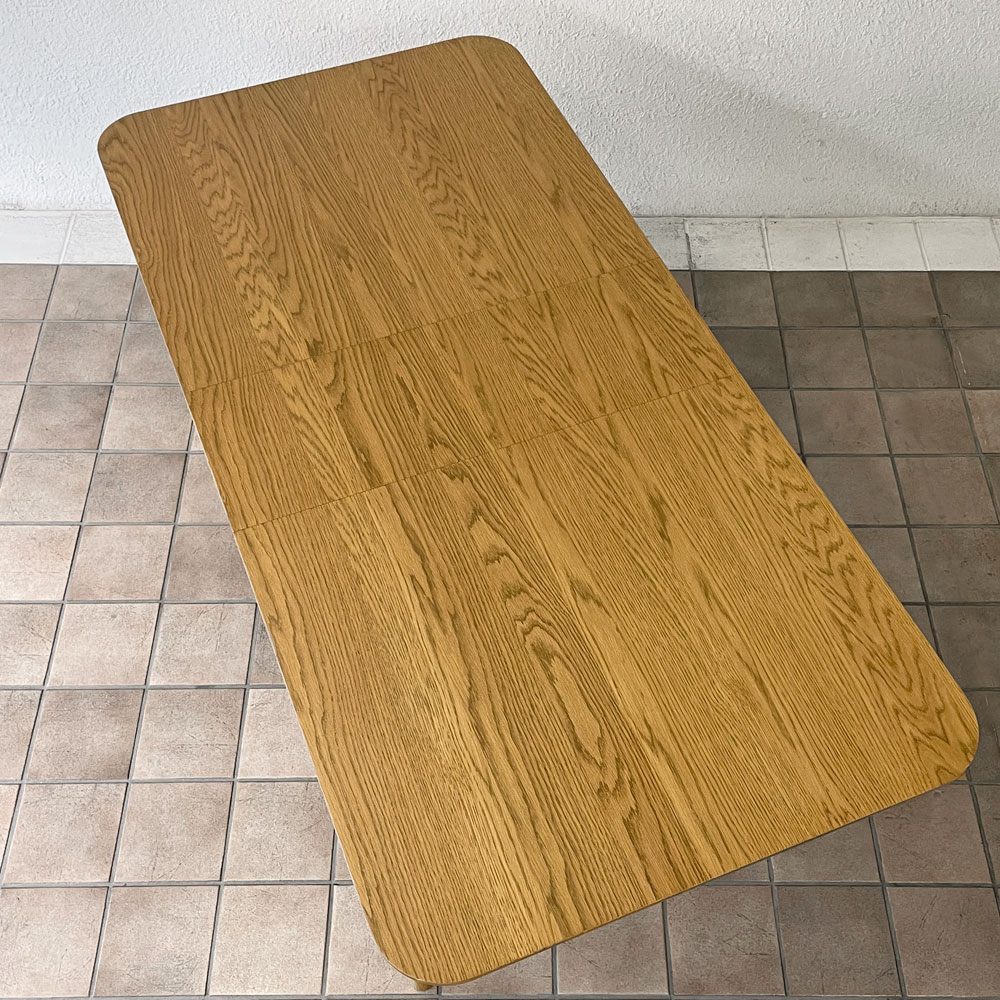 クラッシュゲート CRASH GATE ノル NOR アレック ALEC エクステンション ダイニングテーブル W150-180cm オーク材 関家具 展示品 ◇