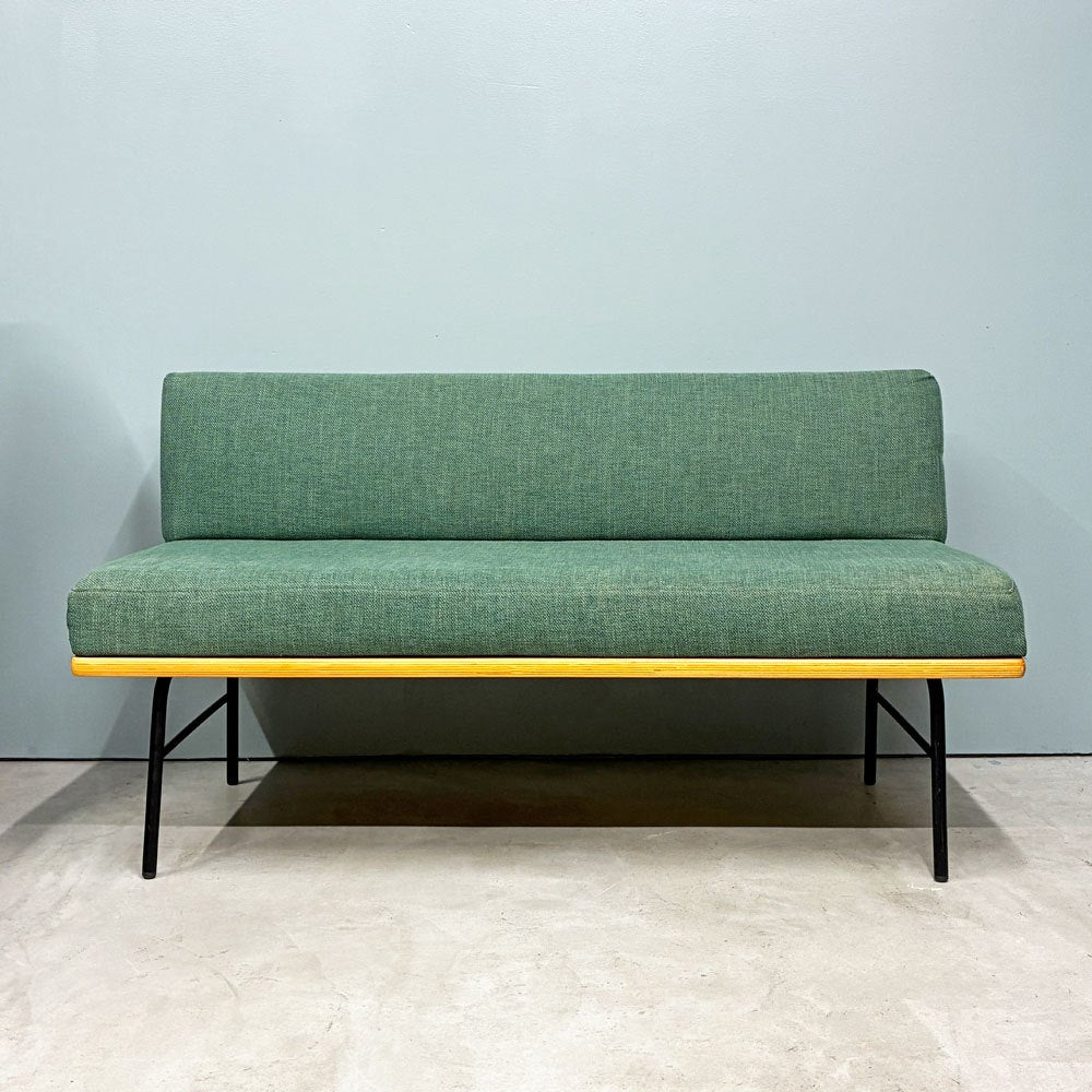 ウニコ unico ファニート ベンチ バックレスト FUNEAT bench backrest 鉄脚 オーク材 スチールレッグ カフェスタイル W126cm 定価￥65,780- ◎