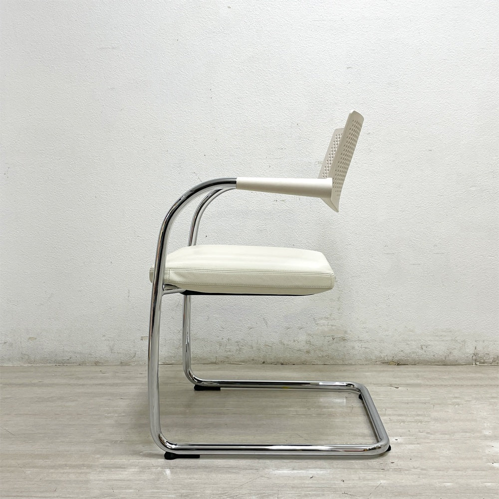 ヴィトラ vitra ビザビ2 Visavis2 アームチェア デスクチェア カンティレバー スタッキング不可仕様 アントニオ・チッテリオ A ●