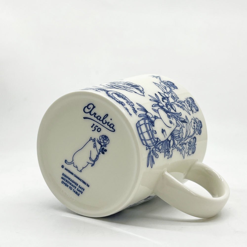 アラビア ARABIA ムーミンマグ MOOMIN シーブリーズ Sea breeze アラビア150周年記念 2023年 フィンランド 北欧食器 箱付き ●