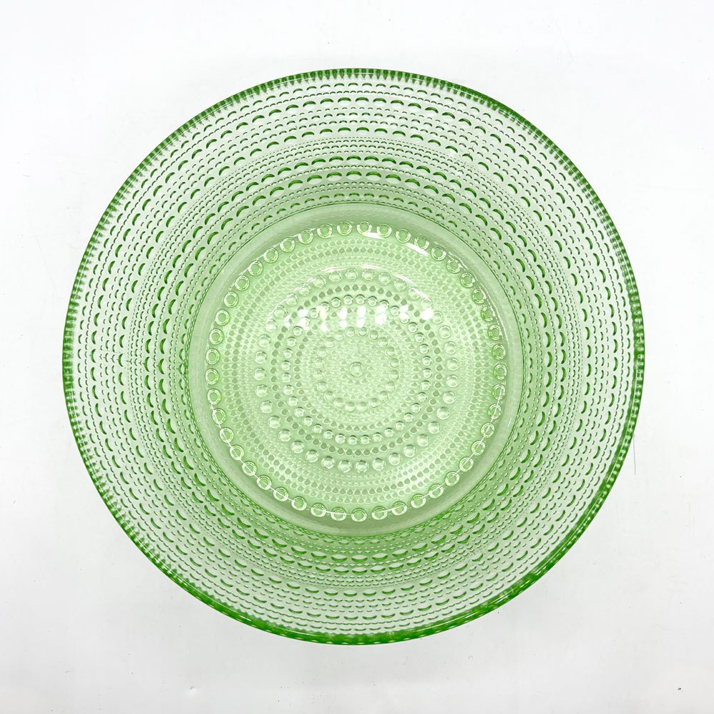 イッタラ iittala カステヘルミ Kastehelmi サービングボウル 20cm アップルグリーン 北欧食器 廃番カラー ●