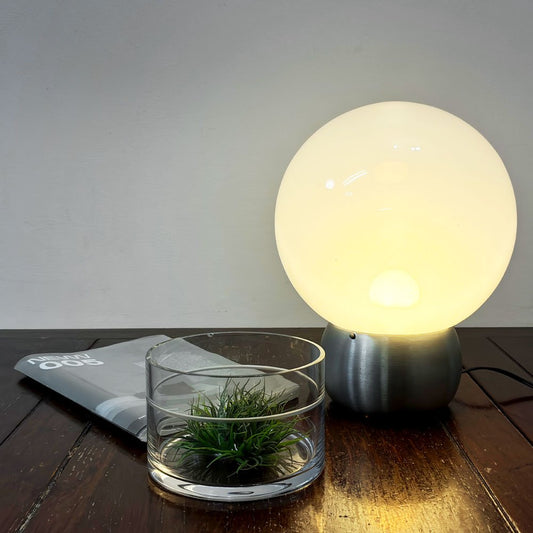イデオット ideot イタリア ヴィンテージ モダン ガラス照明 テーブルランプ Vintage Modern Glass Table Lamp ガラス×メタルベース ●