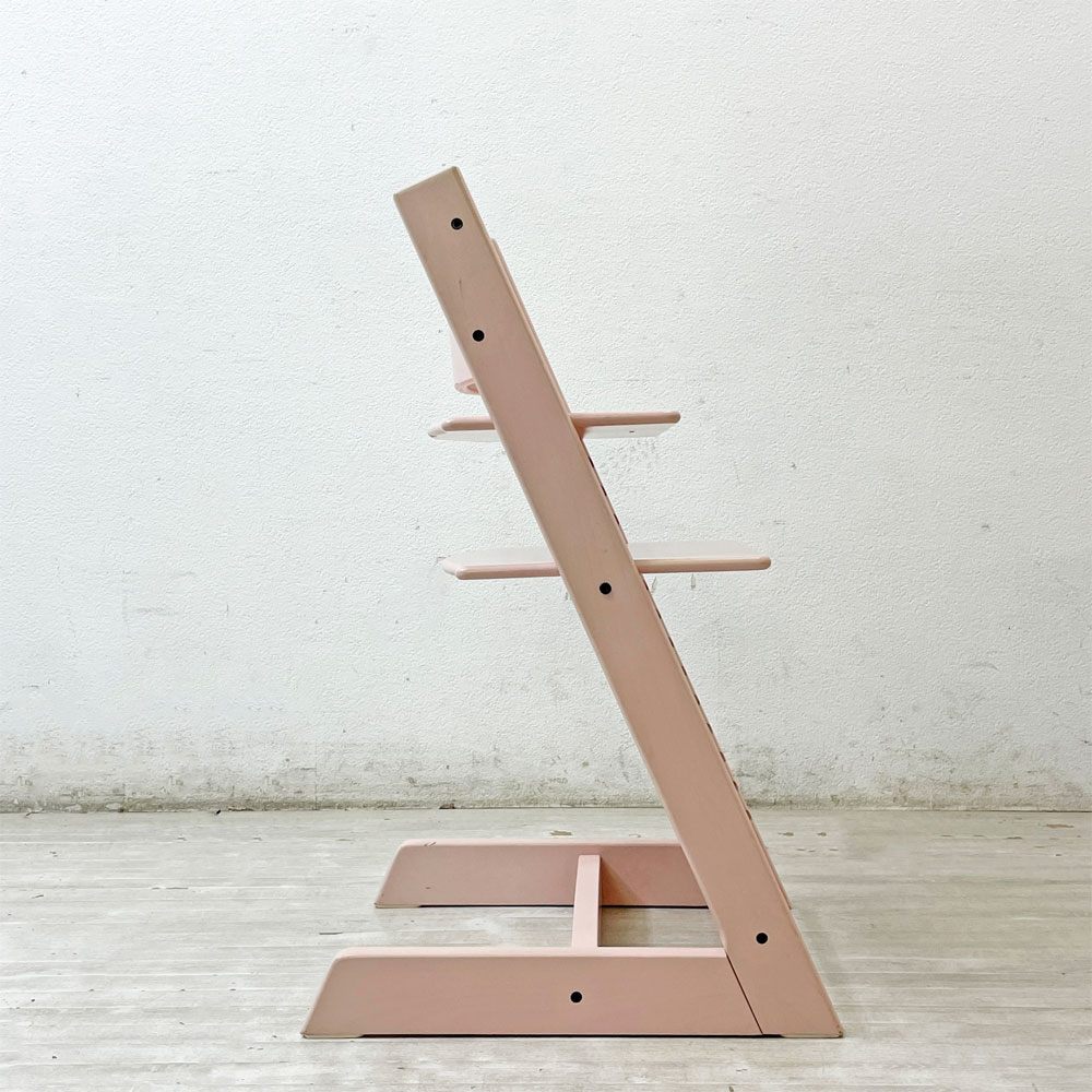 ストッケ STOKKE トリップトラップ TRIPP TRAPP ベビーチェア キッズチェア S/N5～ セレーヌピンク ノルウェー 北欧家具 ●