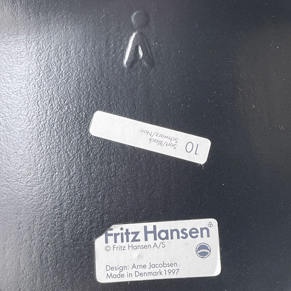 フリッツハンセン Fritz Hansen 3107 セブンチェア ラッカー ブラック スタッキング アルネ・ヤコブセン デンマーク 北欧家具 ◇