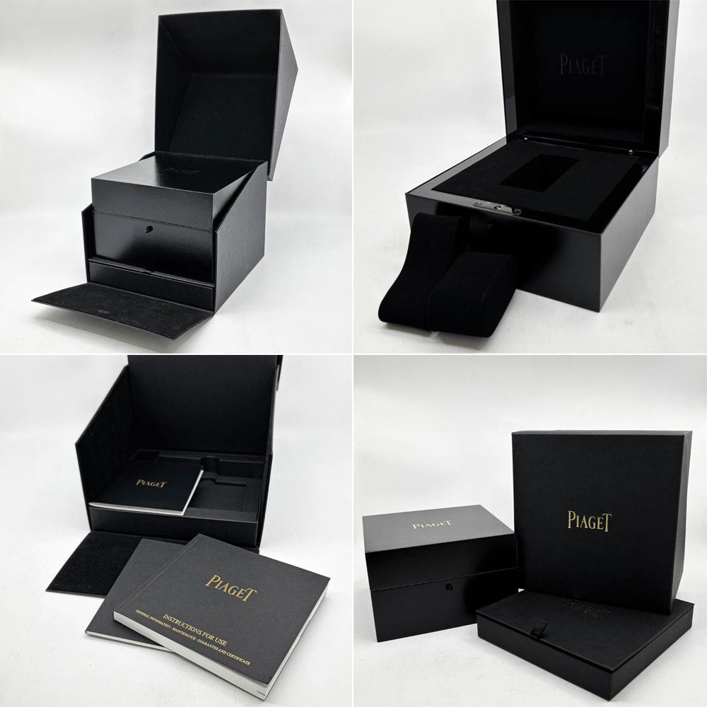 ピアジェ PIAGET 時計 ウォッチボックス ケース 純正ボックス 箱のみ ブラック 冊子付き スイス  C ●
