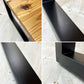 かなでもの KANADEMONO ザ・テーブル THE TABLE デスク 杉無垢材 スチール スクエアレッグ ブラック W160cm ナチュラルデザイン ●
