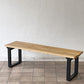 関家具 ベルデ Verde Ⅲ ベンチ オーク無垢材 W140cm 定価￥25,800- 展示品 美品 ◇