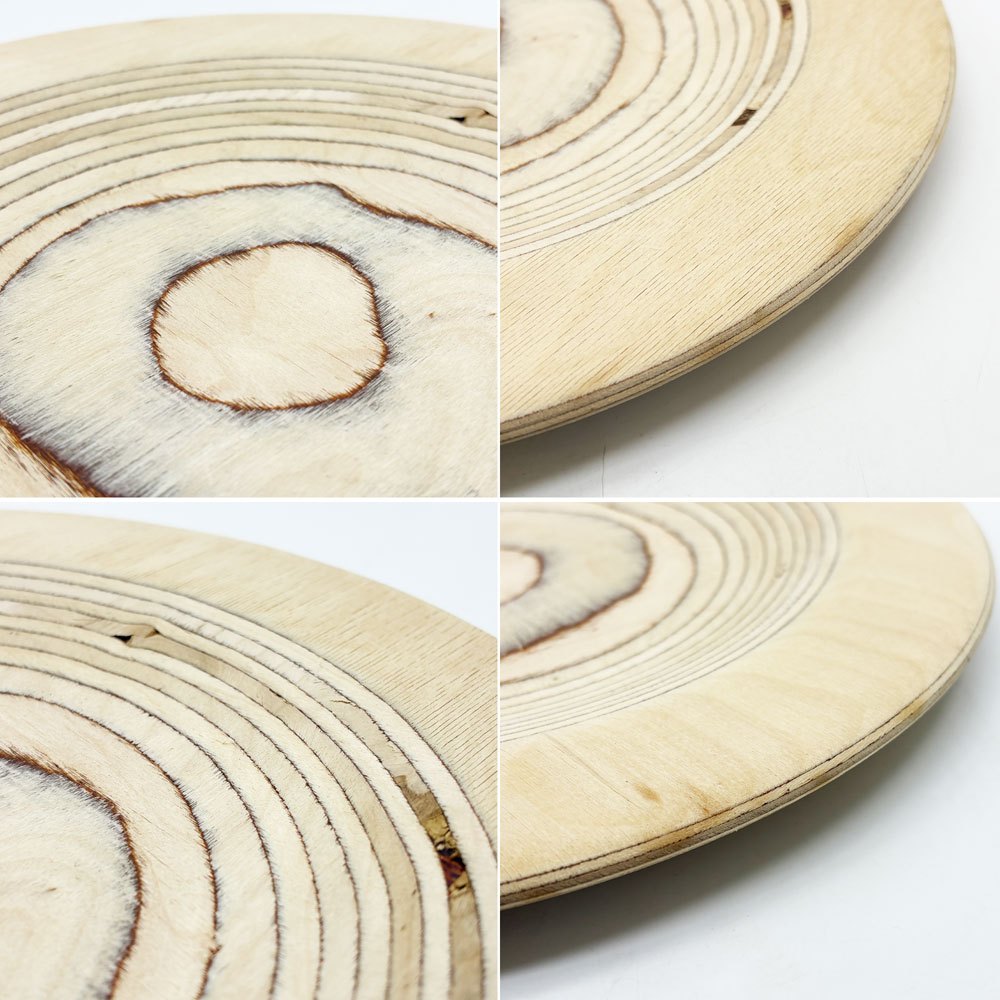 エーロ・サーリネン Eero Saarinen バーチ材 プライウッド サービングプレート トレイ Roly Poly Plate ラウンド Φ30cm フィンランド ●