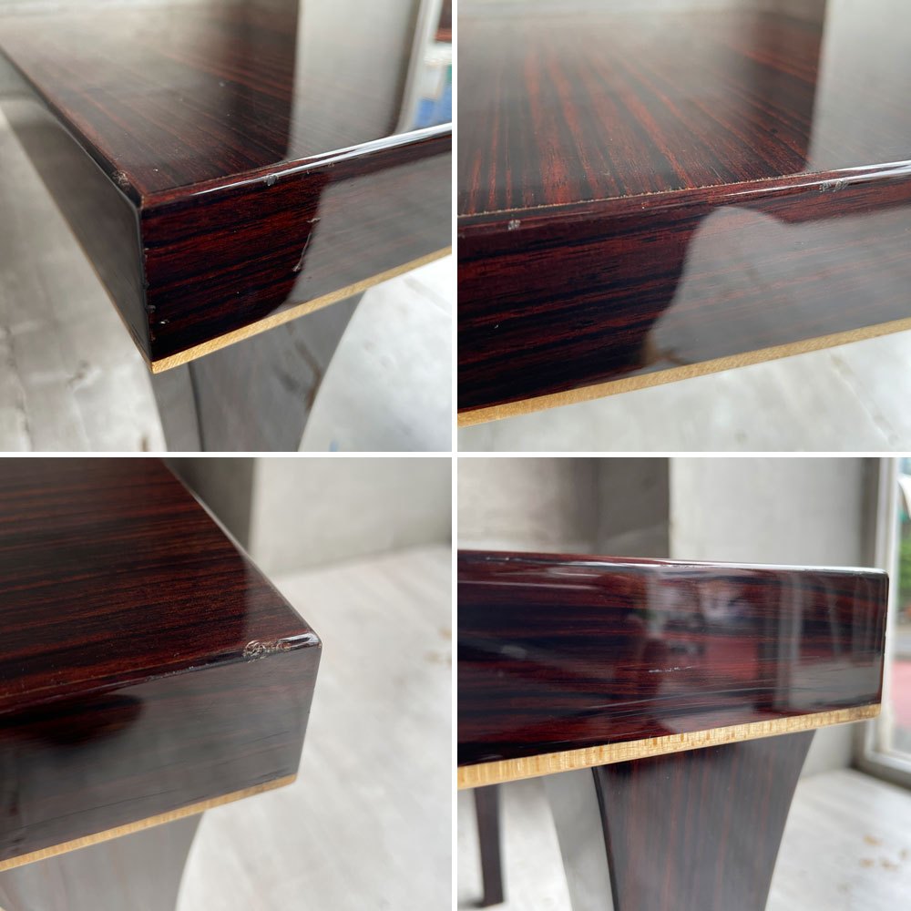 松創 MATSUSO ジン JIN センターテーブル ローテーブル 黒檀 エボニー材 鏡面仕上げ 和モダン ♪