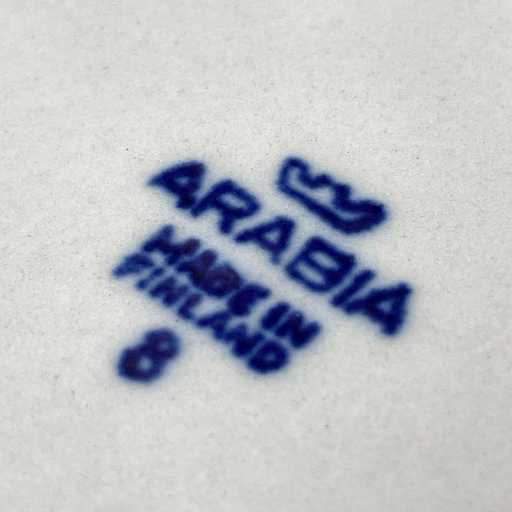 アラビア ARABIA アネモネ Anemone ティーカップ＆ソーサー ビンテージ ウラ・プロコッペ 北欧食器 フィンランド A ◇