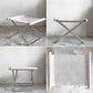 ニーチェア エックス NY chair X フォールディングチェア＋オットマン オイルフィニッシュ ぺブルグレー 折り畳み MoMA 新居猛 ■