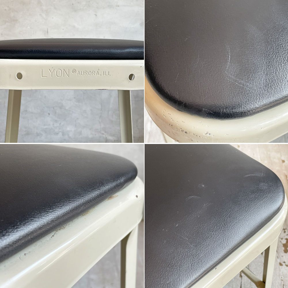 リオン LYON ファクトリースツール FACTORY STOOL スツール カウンターチェア Sサイズ インダストリアル P.F.S取扱い A  ♪