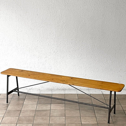 トラックファニチャー TRUCK FURNITURE スット ベンチ SUTTO BENCH w175cm インダストリアル 定価90,200円◇