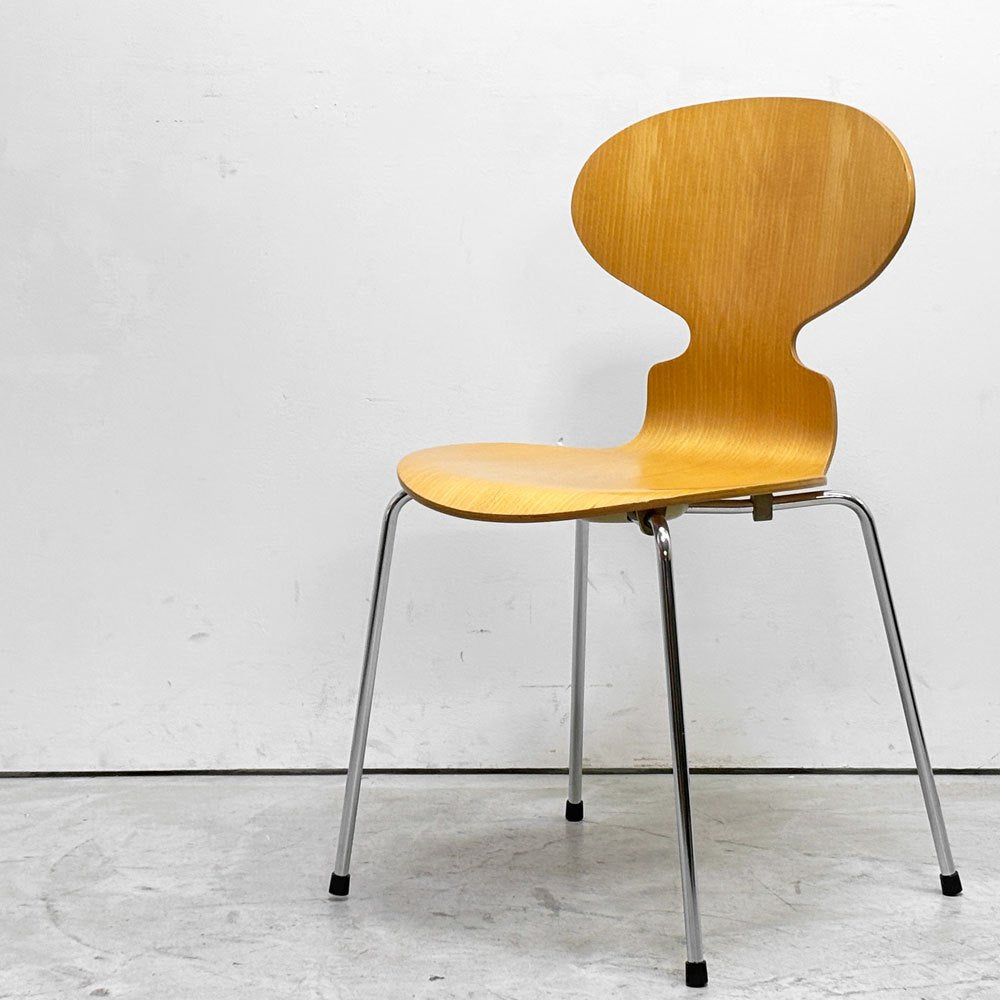 フリッツハンセン Fritz Hansen 3101 アリンコチェア アントチェア 4本脚 ナチュラルビーチ ラッカー仕上げ アルネ・ヤコブセン G ●