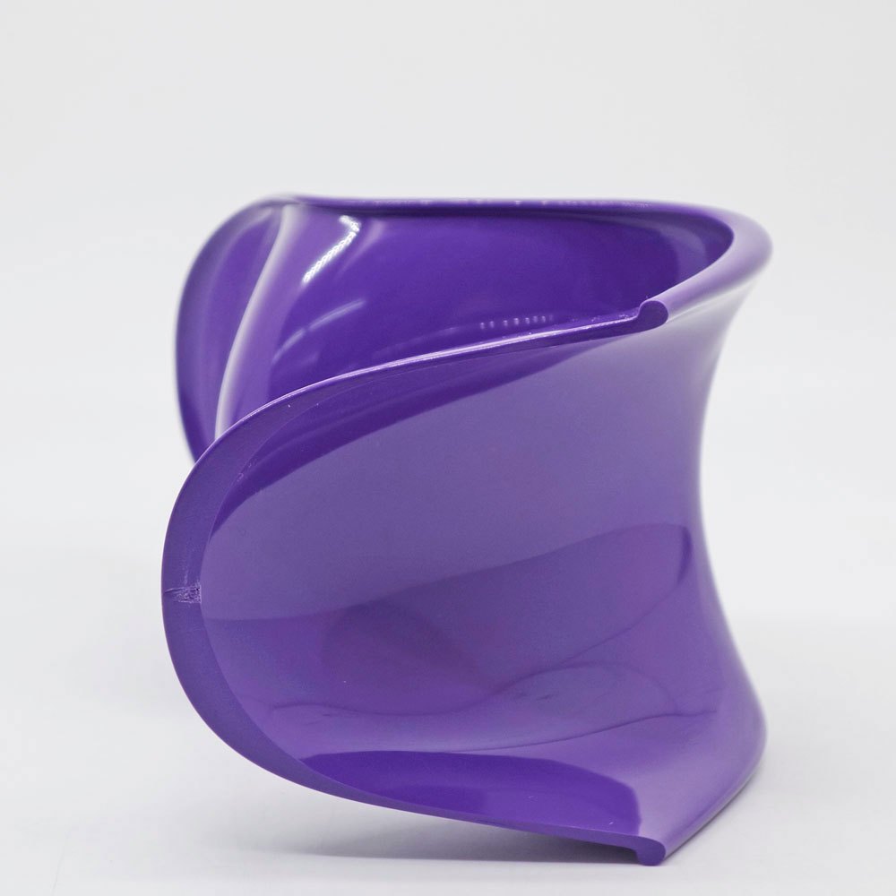 ヴィトラ デザインミュージアム Vitra Design Museum ミニチュアコレクション パントンチェア 1/6スケール 限定カラー パープル ●