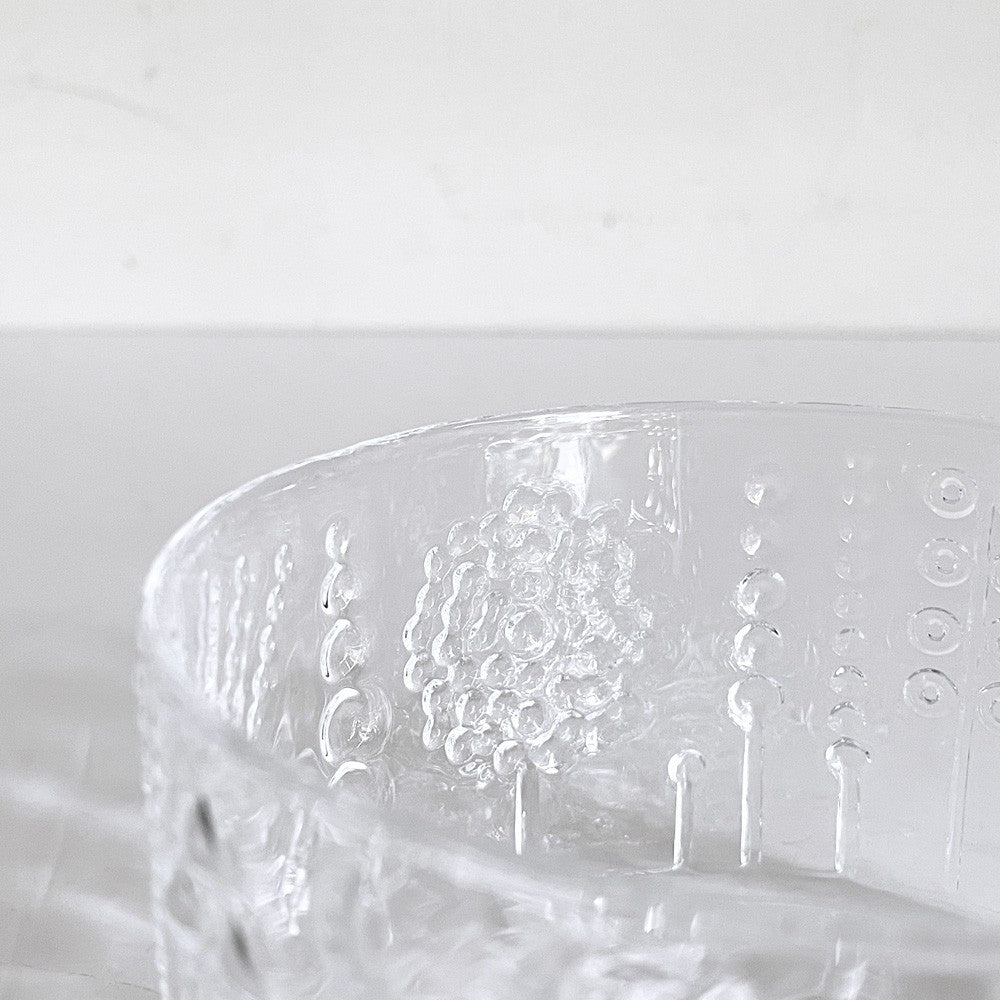 イッタラ iittala フローラ Flora ボウル クリア 10cm オイバ・トイッカ  Oiva Toikka Scope別注 フィンランド 北欧雑貨 ■