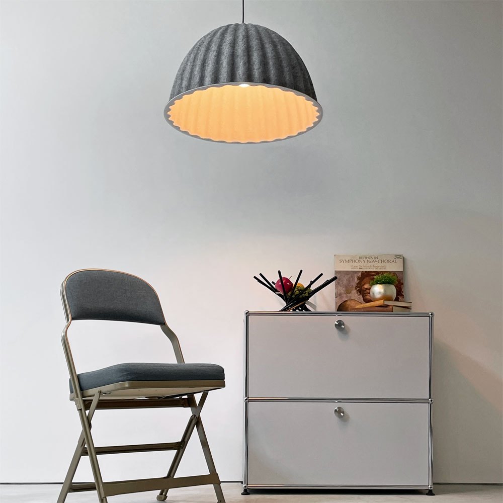ムート Muuto アンダーザベル UnderThe Bell ペンダントライト Φ55cm リサイクルプラスチックフェルト 北欧照明 デンマーク ●