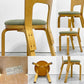 アルテック artek チェア66 CHAIR66 ダイニングチェア ナチュラルラッカー バーチ材 ファブリックシート アルヴァ・アアルト フィンランド 北欧家具 ビンテージ B ●