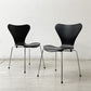 フリッツハンセン Fritz Hansen セブンチェア ダイニングチェア カラードアッシュ ブラック アルネ・ヤコブセン 北欧 デンマーク 定価75,680円 美品 B ●