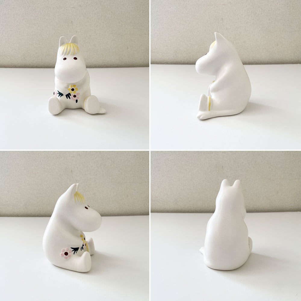 アラビア ARABIA ムーミンフィギュア MOOMIN スノークのお嬢さん フローレン お花摘み 陶器人形 箱付 フィンランド 北欧雑貨 旧ロゴ 廃番 ◎