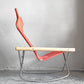 ニーチェアX  NY chair X フォールディングチェア ロッキング 折り畳み ナチュラル×レンガ MoMA 藤栄 新居 猛 ■