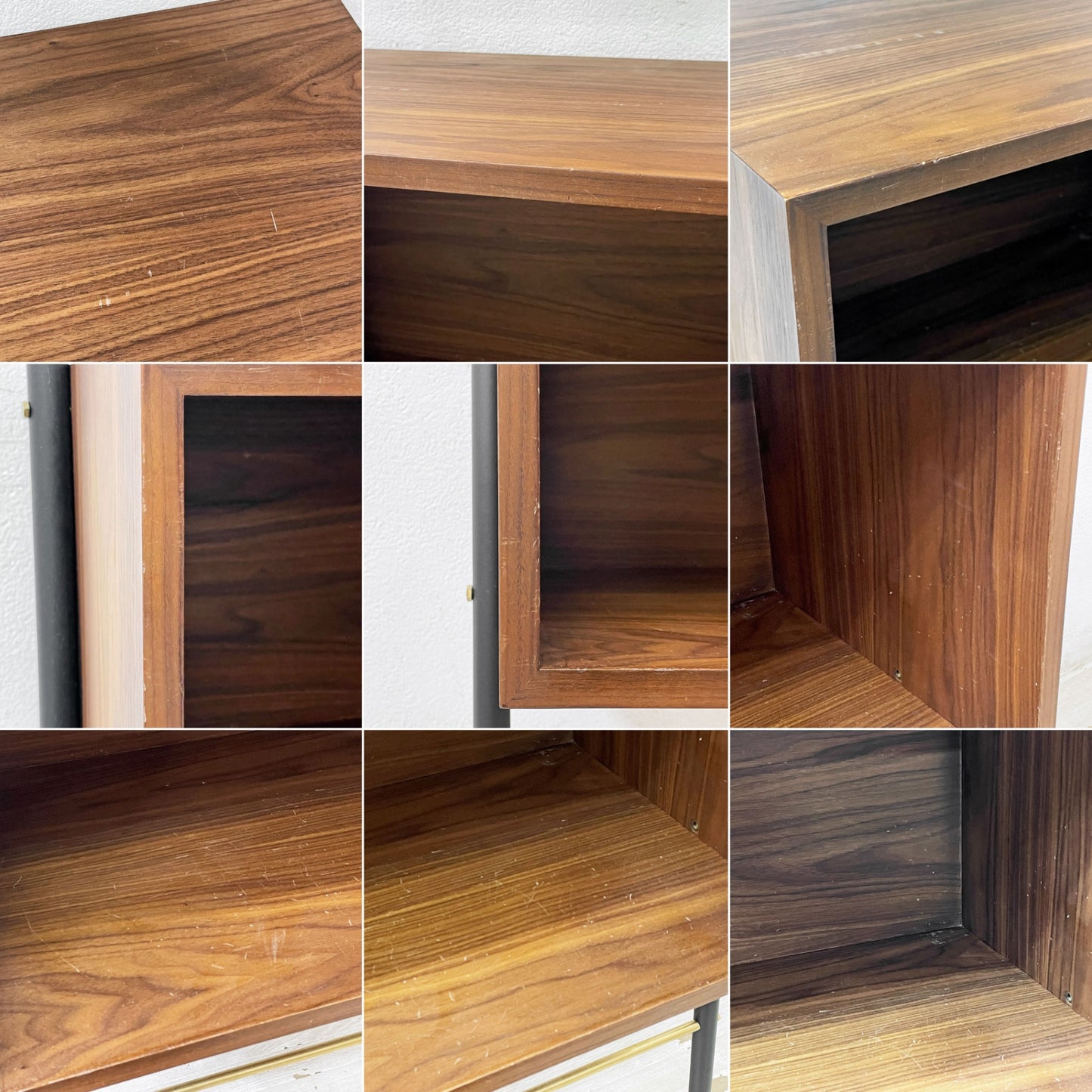 ステラワークス Stellar Works バレット ハイファイ コンソール Valet Hi-Fi Console オープンシェルフ ラダーシェルフ 4段 立て掛け式 W64.5cm 本棚 飾り棚 ●