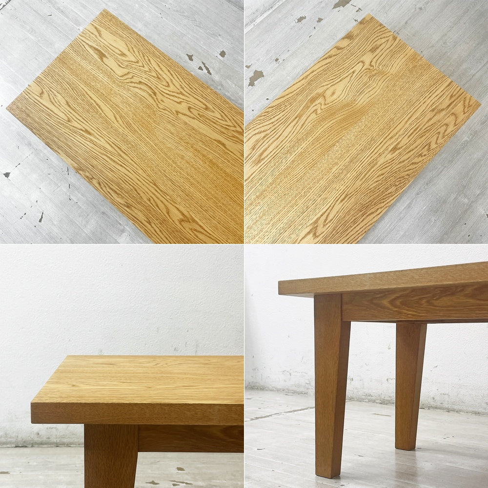 トラックファニチャー TRUCK FURNITURE NARA LOW TABLE ローテーブル W100cm ナラ無垢材 NATURAL-GA 定価80,300円 ●