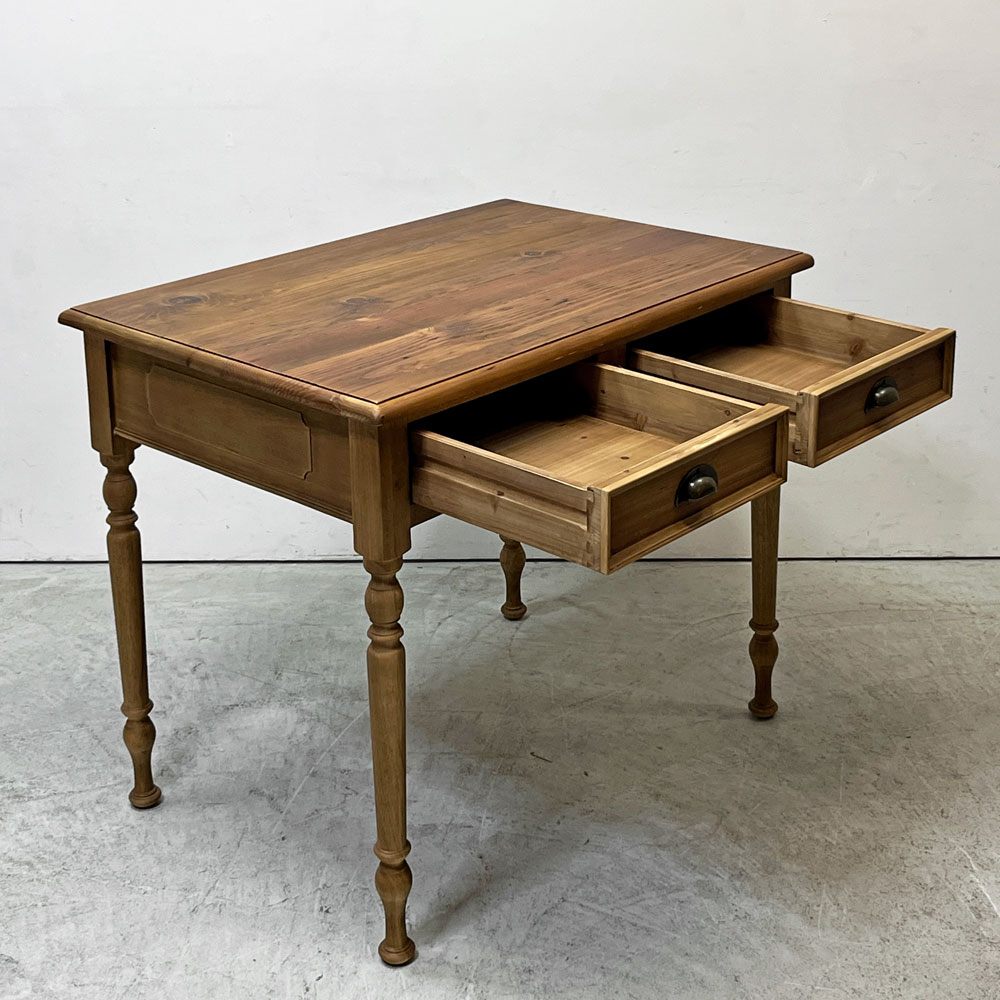 クラッシュゲート CRASHGATE ノットアンティークス Knot antiques オリザデスク ORIZA DESK 杉古材 ろくろ脚 クラシカルデザイン 廃番 ●