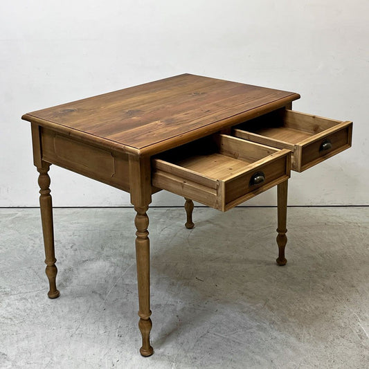 クラッシュゲート CRASHGATE ノットアンティークス Knot antiques オリザデスク ORIZA DESK 杉古材 ろくろ脚 クラシカルデザイン 廃番 ●