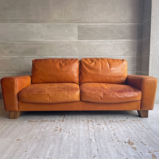 アクメファニチャー ACME Furniture フレスノ FRESNO SOFA 3Pソファ 3人掛け レザー 本革 アメリカンビンテージスタイル 参考定価￥330,000- ♪