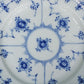 ロイヤルコペンハーゲン ROYAL COPENHAGEN ブルーフルーテッド ハーフレース プレート 17cm 北欧食器 A ◎